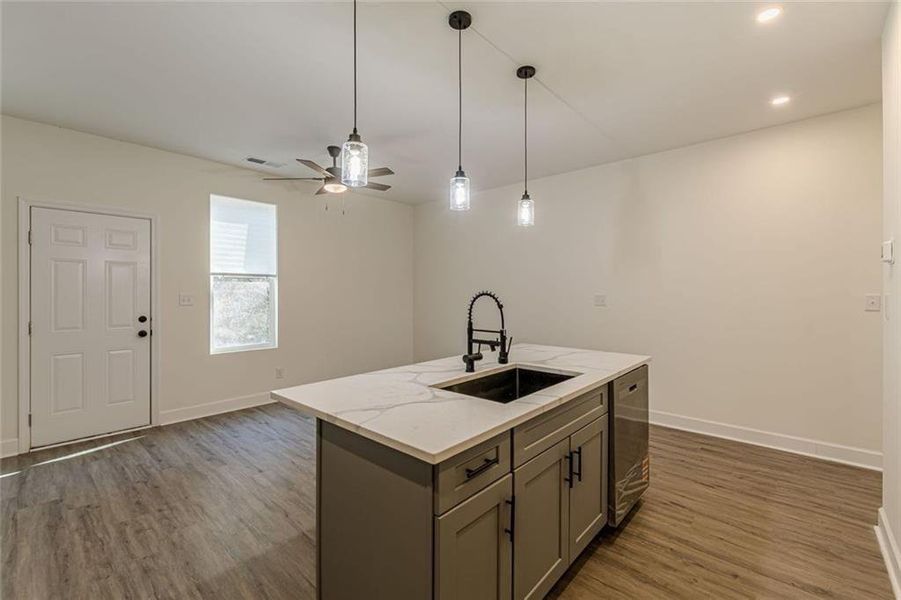 Furnished interior view inside a new home in , Stone Mountain (Image 10). Furnished interior view inside a new home in , Stone Mountain (Image 10).