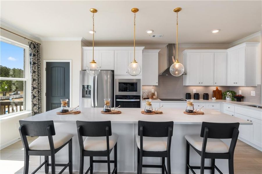 Furnished interior view inside a new home in Silverock, McDonough (Image 19).