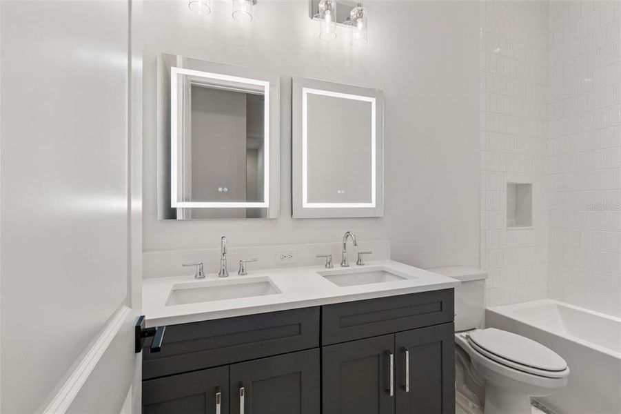 Furnished interior view inside a new home in , Tampa (Image 16).