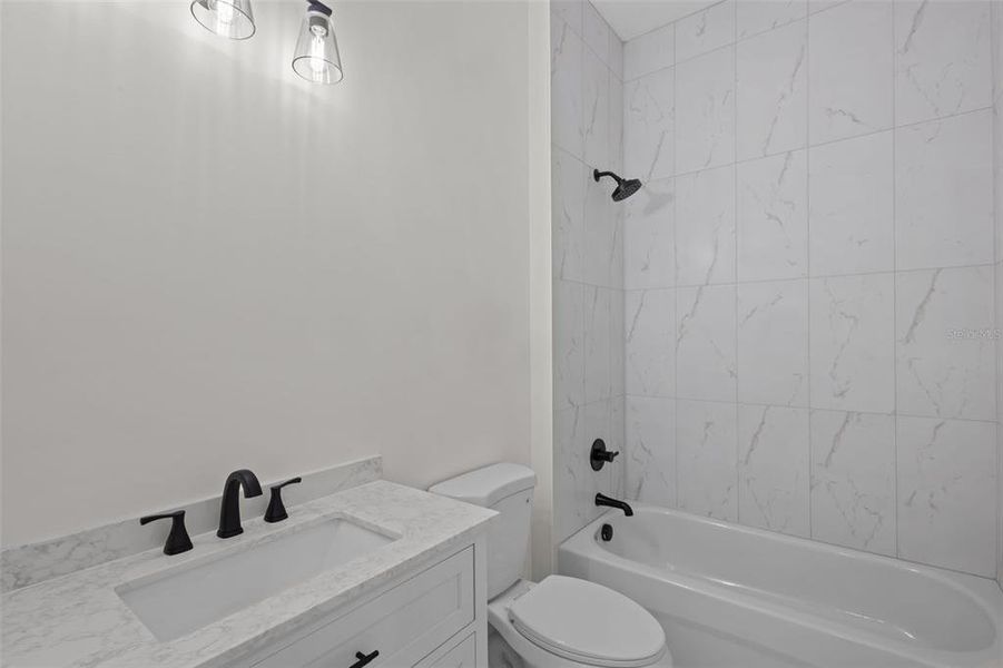 Furnished interior view inside a new home in , Hudson (Image 9).