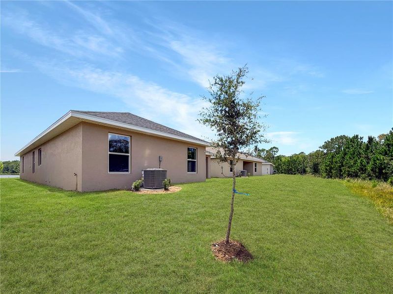 Exterior details and patio area of a home in Harmony Central, Harmony (Image 3).