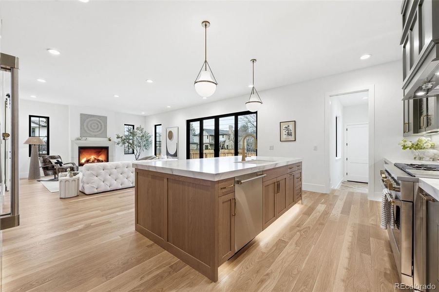 Furnished interior view inside a new home in , Denver (Image 30). Furnished interior view inside a new home in , Denver (Image 30).