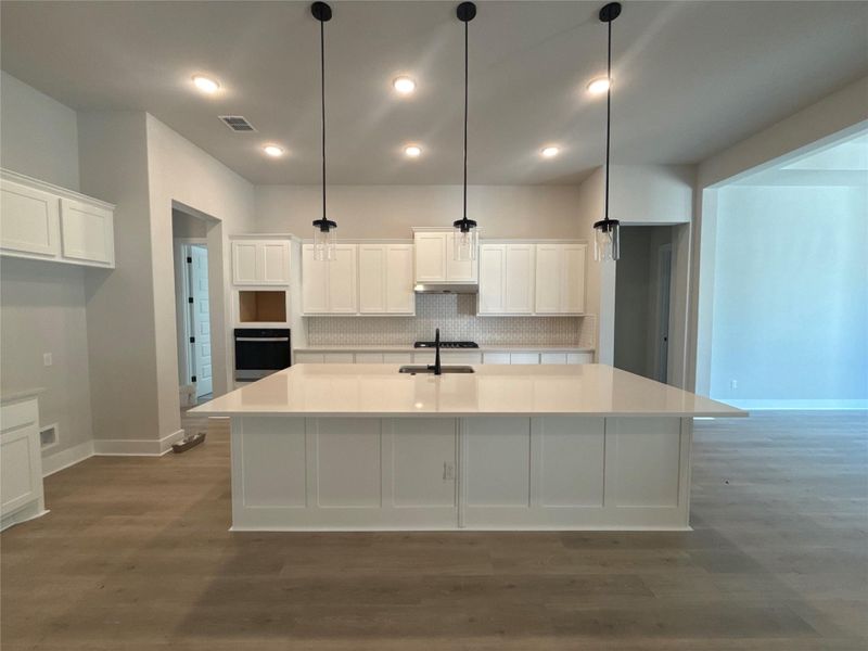 Stunning Kitchen with oversized center island