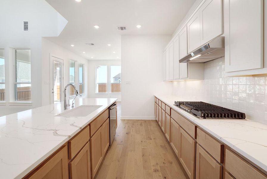 Furnished interior view inside a new home in Lariat, Liberty Hill (Image 5).