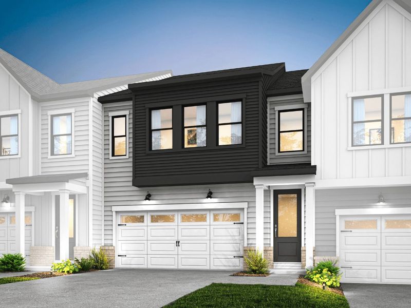 Representative exterior photo of a completed home built from the Falcon by Tri Pointe Homes in Camryn at Southbridge, Fort Mill, SC (Image 9). Representative exterior photo of a completed home built from the Falcon by Tri Pointe Homes in Camryn at Southbridge, Fort Mill, SC (Image 9).