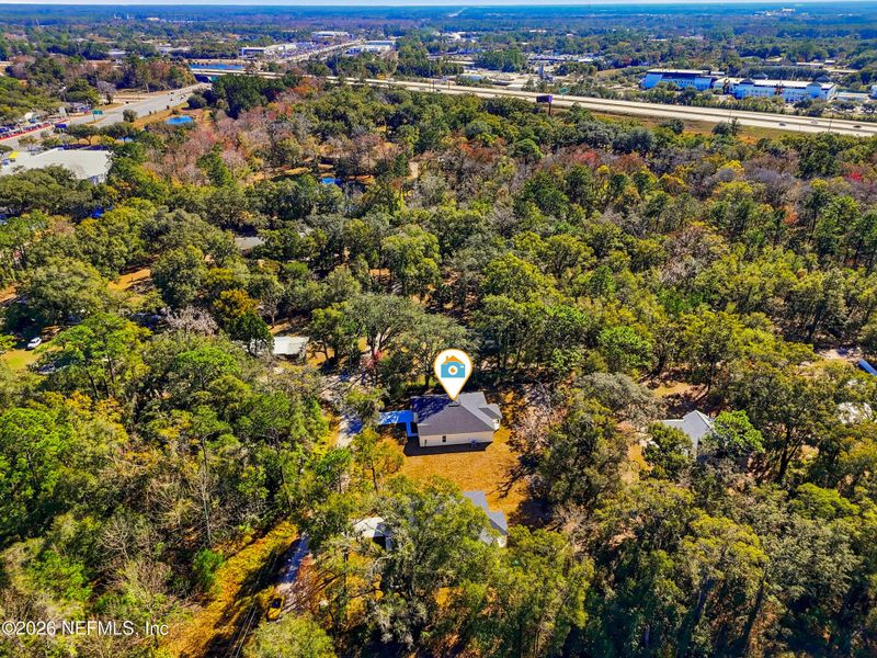 Exterior details and patio area of a home in , Jacksonville (Image 28).