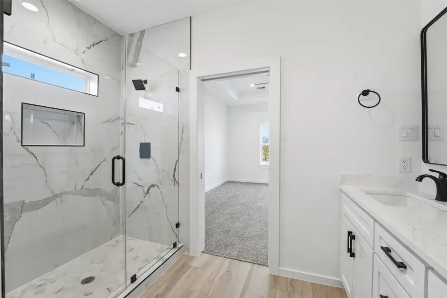 Furnished interior view inside a new home in , La Porte (Image 9).