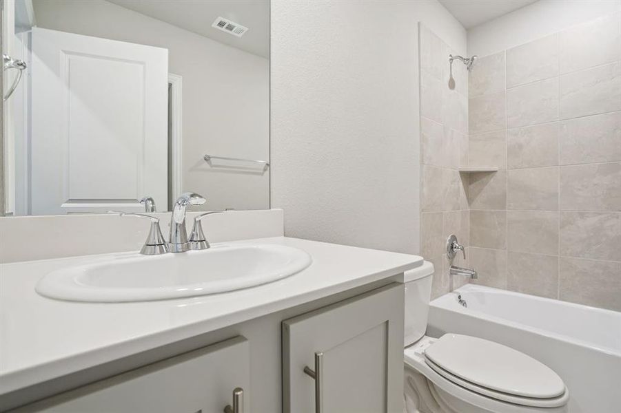 Photo is not of the actual home, but is an inspirational photo of builder’s model home and may depict options, furnishings, and/or decorator features that are not included.