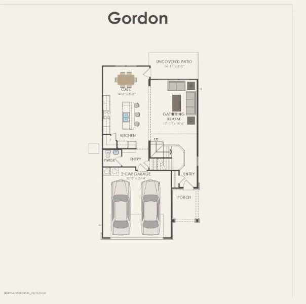 Pulte Homes, Gordon floor plan