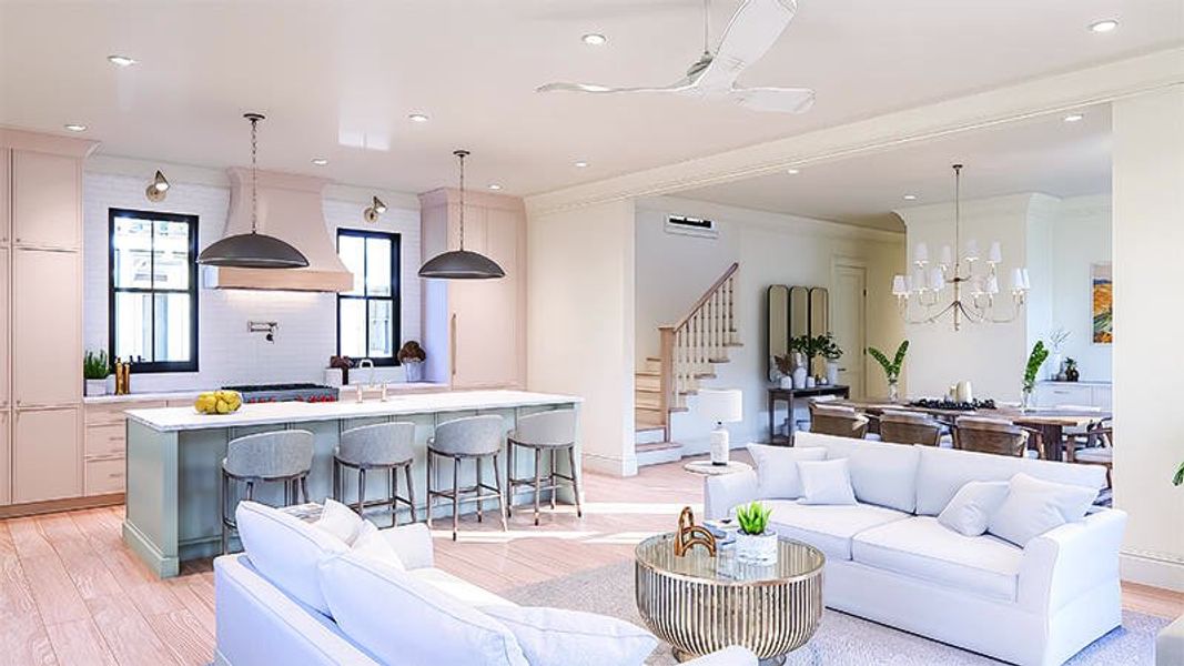 Furnished interior view inside a new home in , Mount Pleasant (Image 5).