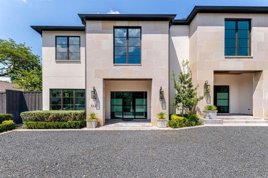 Front exterior of a new home in , Dallas, TX, highlighting curb appeal (Image 1).