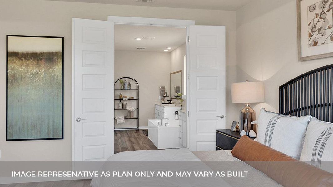 Furnished interior view inside a new home in Rosenbusch Ranch, Leander (Image 24).