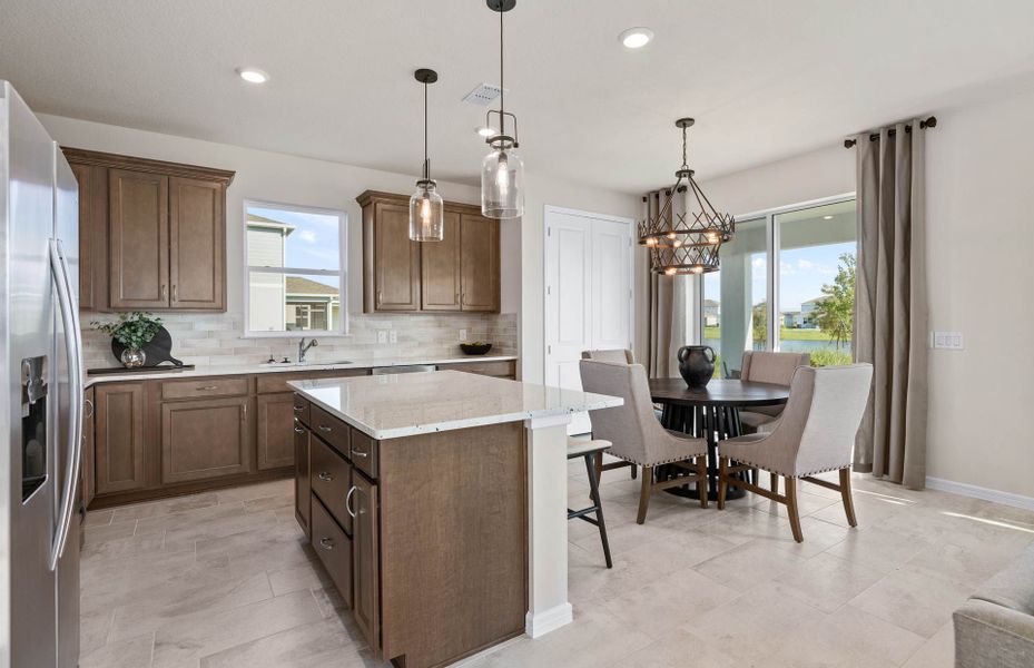 Representative furnished interior of a home built from the Morris by DiVosta in Talon Preserve on Palmer Ranch, Nokomis (Image 6).