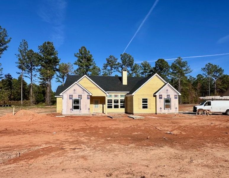 In-progress construction of a new home in Kimbell Acres, Pine Mountain, GA (Image 2).