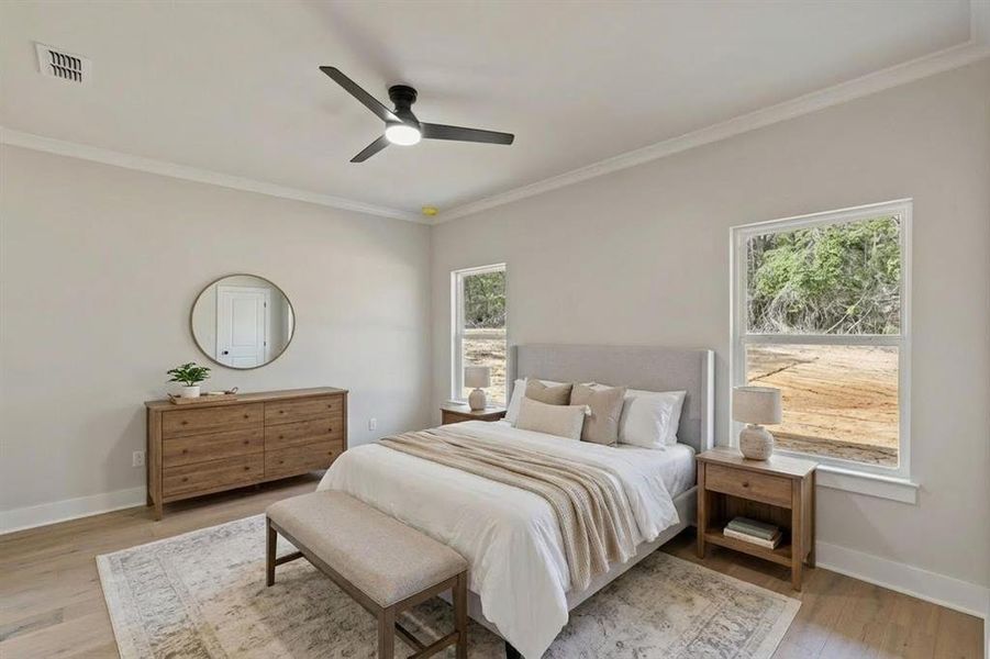 Virtually-staged photo Virtually-staged photo