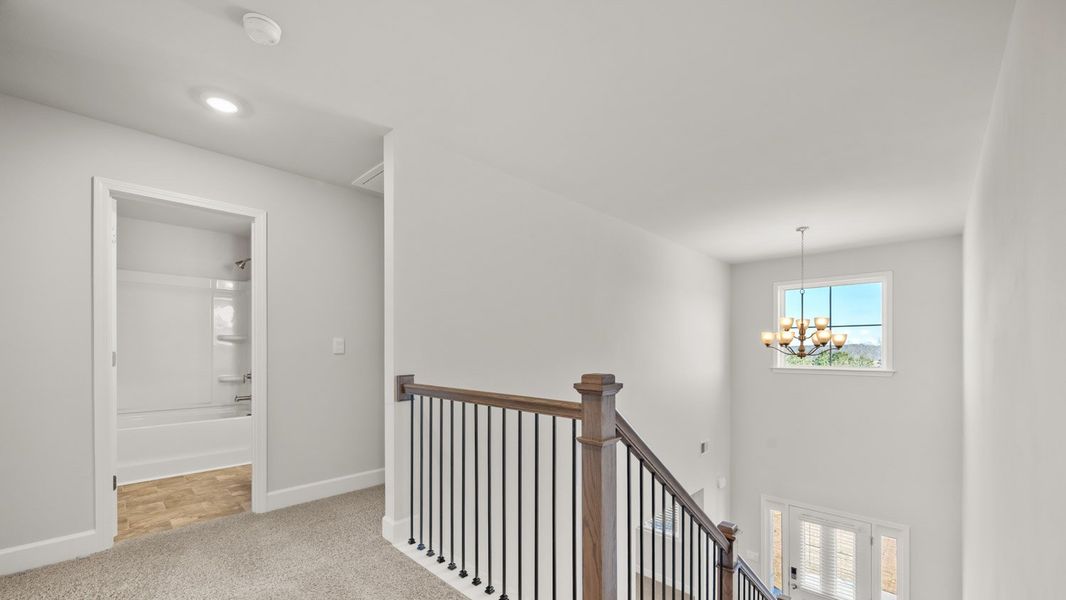 Representative unfurnished interior of a home built from the Packard by D.R. Horton in Evergreen Crossing, Locust Grove (Image 28).