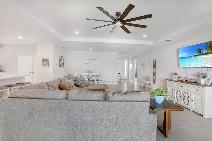 Furnished interior view inside a new home in Briarwood, Alachua (Image 18). Furnished interior view inside a new home in Briarwood, Alachua (Image 18).