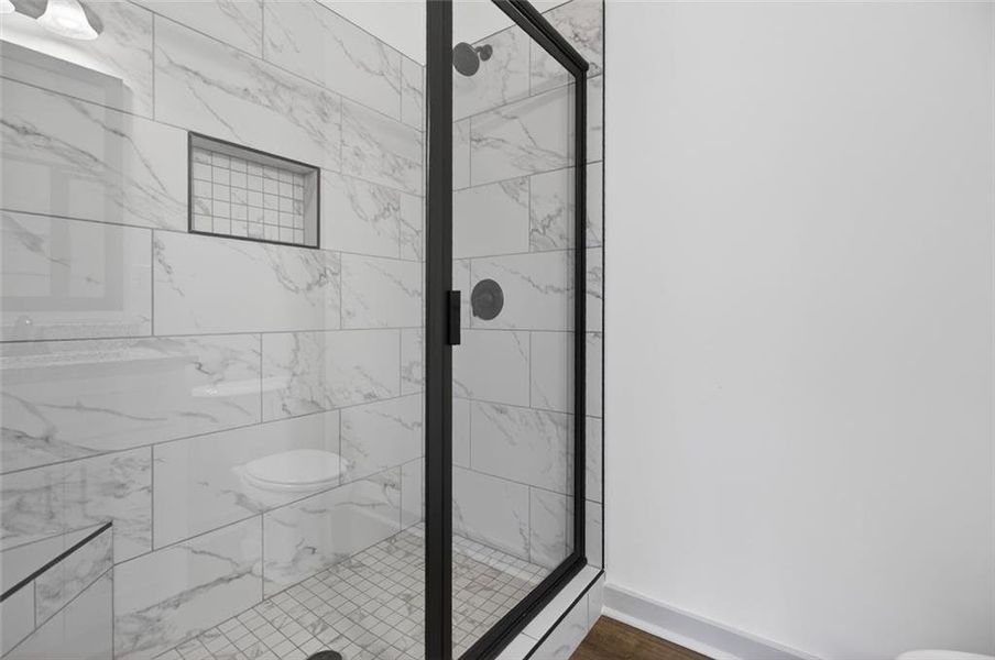 Close-up of interior finishes inside a home in , Dallas (Image 12).
