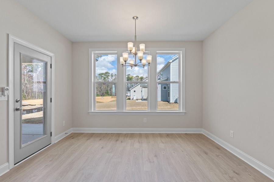 Representative unfurnished interior of a home built from the The Whitley by RobuckHomes in Kennebec Crossing, Angier (Image 114). Representative unfurnished interior of a home built from the The Whitley by RobuckHomes in Kennebec Crossing, Angier (Image 114).
