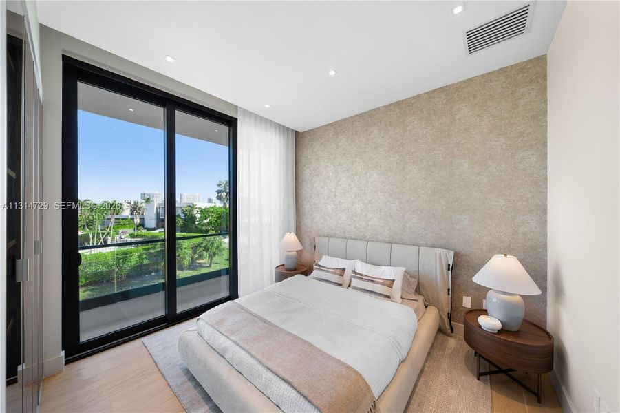 Furnished interior view inside a new home in , North Miami Beach (Image 43).
