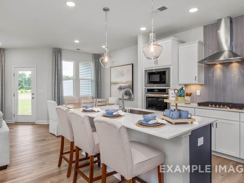 Furnished interior view inside a new home in Springvale, Fuquay Varina (Image 12).