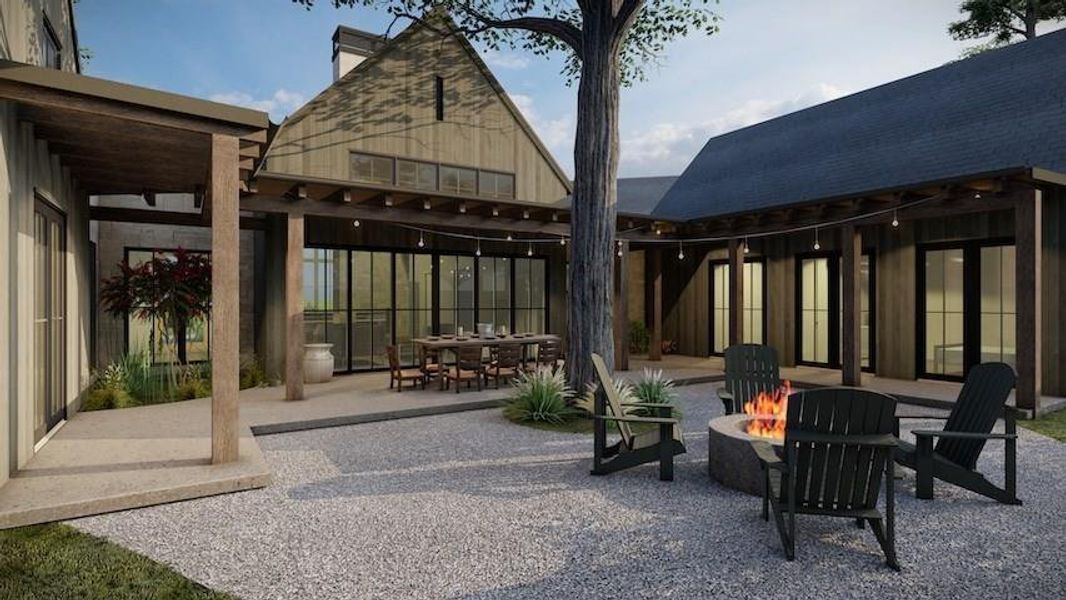 Exterior details and patio area of a home in , Fredericksburg (Image 6).