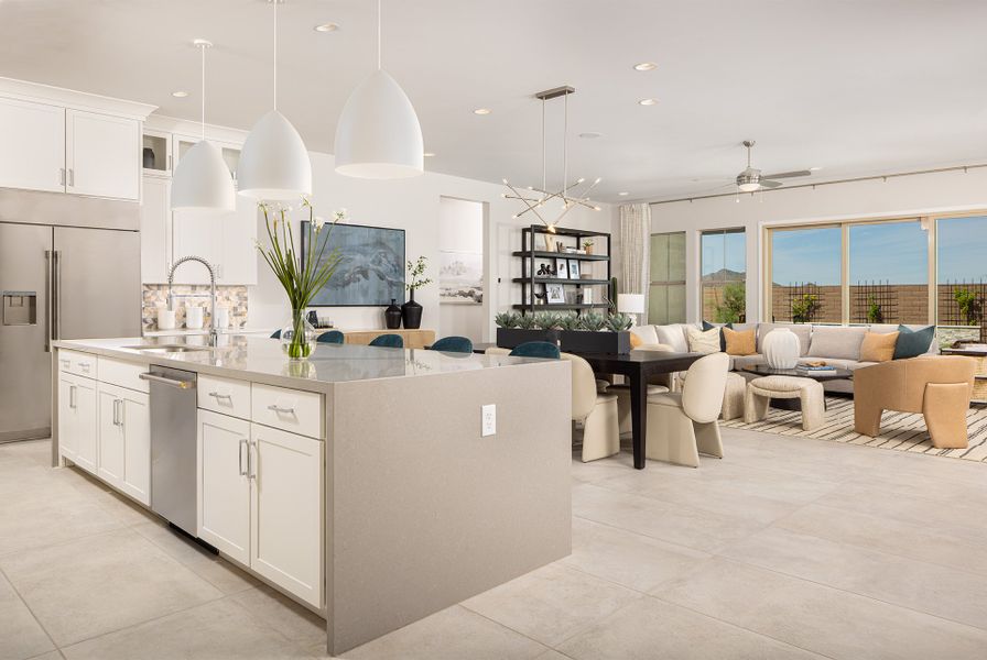 Representative furnished interior of a home built from the Sandpiper by Taylor Morrison in Verdin Odyssey Collection, Phoenix (Image 5).