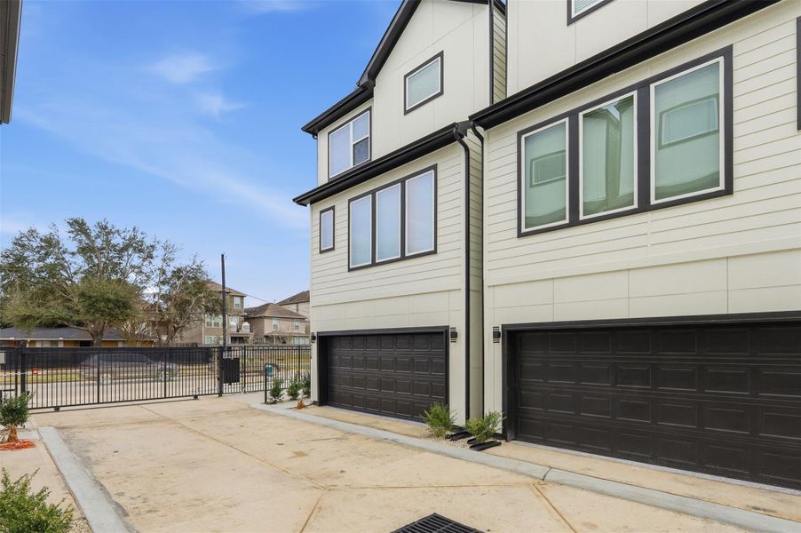 Front exterior of a new home in , Houston, TX, highlighting curb appeal (Image 23).