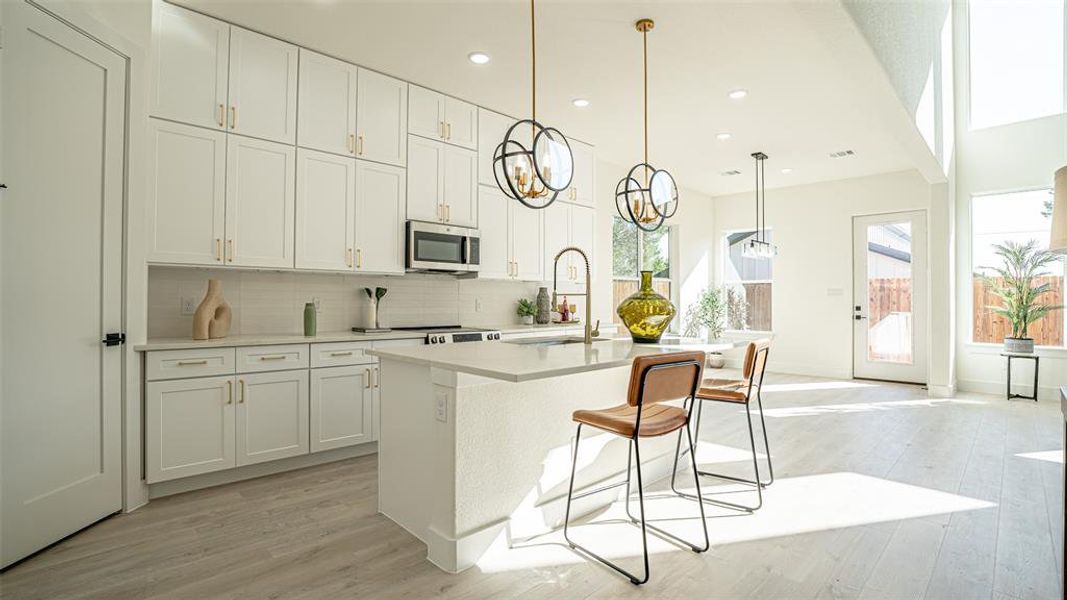 Furnished interior view inside a new home in , Granbury (Image 10).
