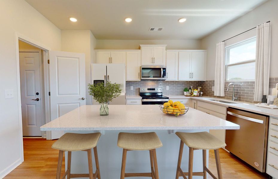 Furnished interior view inside a new home in Hamlet at Carothers Crossing, La Vergne (Image 5).