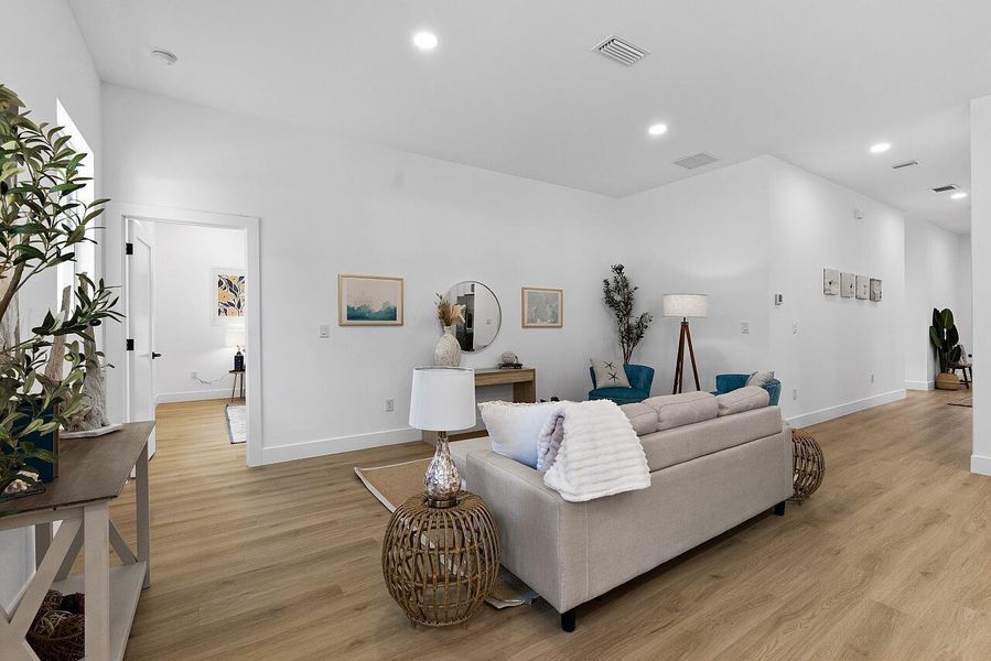 Furnished interior view inside a new home in , Vero Beach (Image 11).