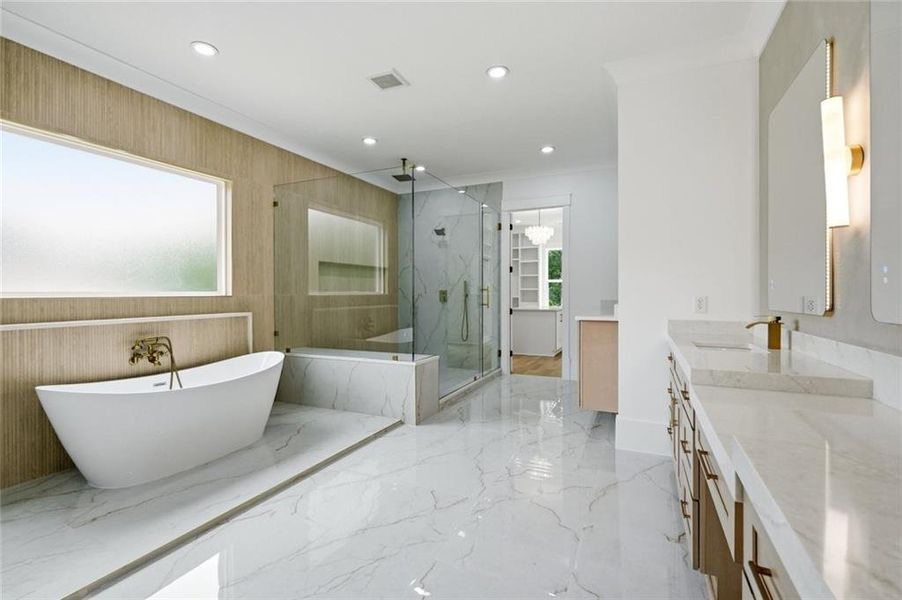 Furnished interior view inside a new home in , Buford (Image 9).