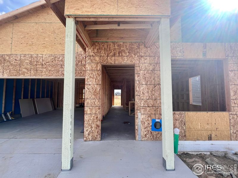 In-progress construction of a new home in Sage Meadows, Wellington, CO (Image 11).