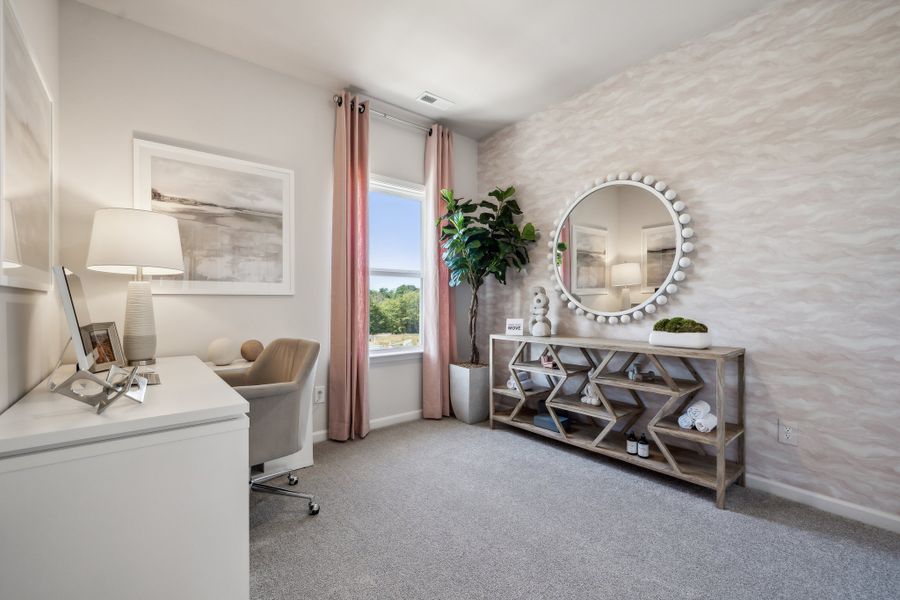 Furnished interior view inside a new home in Senata at Research Park, Charlotte (Image 8).