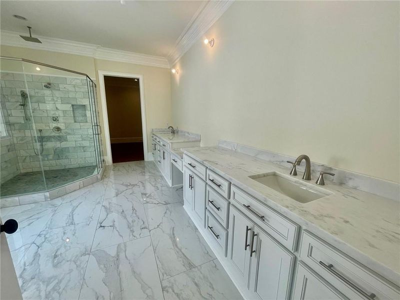 Furnished interior view inside a new home in , Atlanta (Image 3). Furnished interior view inside a new home in , Atlanta (Image 3).