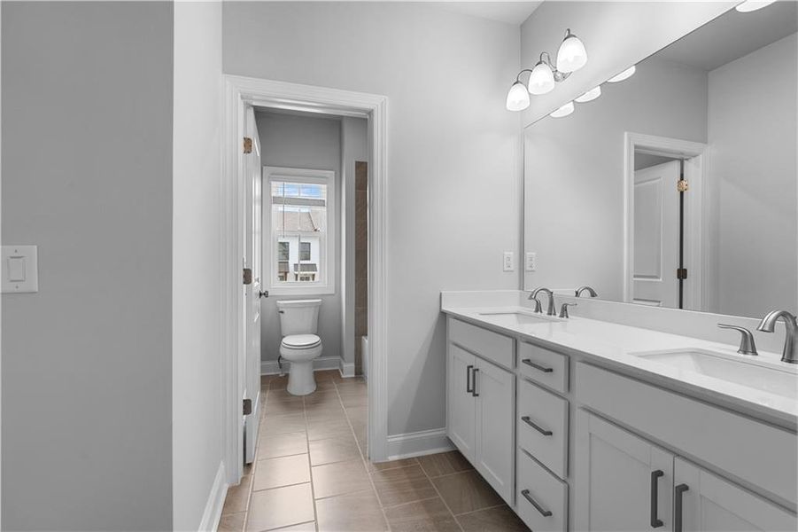 Furnished interior view inside a new home in Palisades Single Family, Cumming (Image 13).