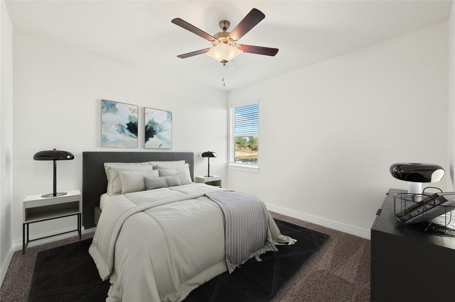 Furnished interior view inside a new home in Rough Hollow, Lakeway (Image 18). Furnished interior view inside a new home in Rough Hollow, Lakeway (Image 18).