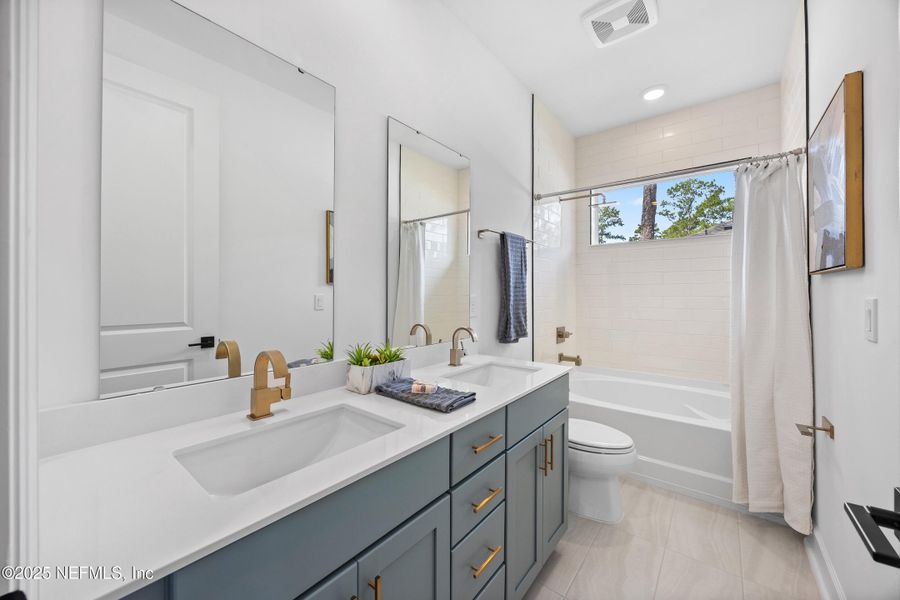 Furnished interior view inside a new home in , Jacksonville (Image 5). Furnished interior view inside a new home in , Jacksonville (Image 5).