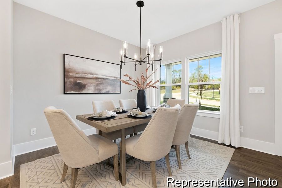 Furnished interior view inside a new home in Edgewater - The Cottages, Lancaster (Image 5). Furnished interior view inside a new home in Edgewater - The Cottages, Lancaster (Image 5).