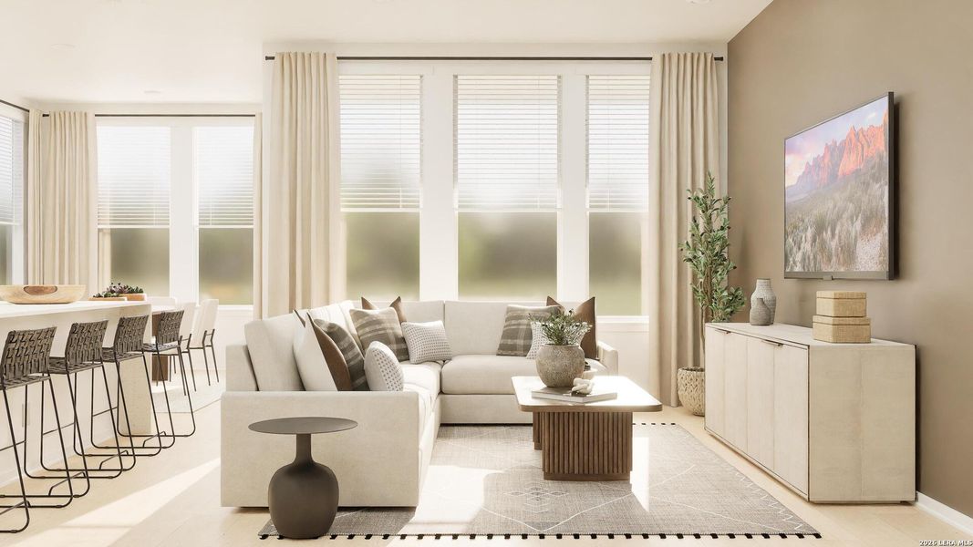 Furnished interior view inside a new home in Brookmill, San Antonio (Image 10).