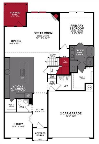 Beazer Homes Verandah Cascade Floorplan.