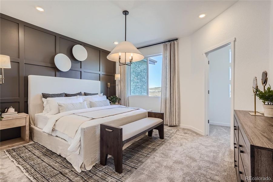 Furnished interior view inside a new home in , Arvada (Image 11).