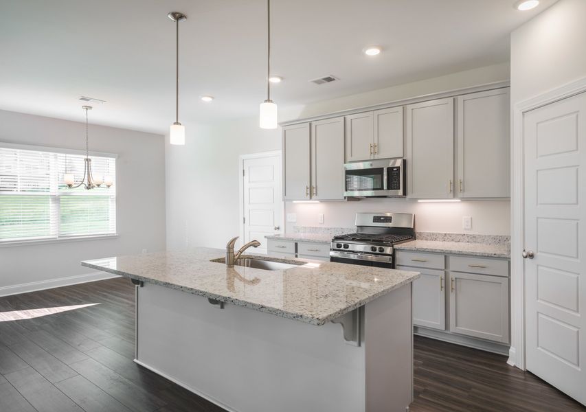 Representative furnished interior of a home built from the The Calle by Cothran Homes in Holly Ridge, Greenville (Image 7). Representative furnished interior of a home built from the The Calle by Cothran Homes in Holly Ridge, Greenville (Image 7).