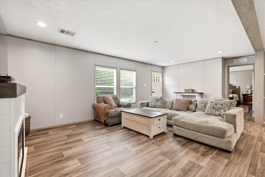 Furnished interior view inside a new home in , Cross (Image 6). Furnished interior view inside a new home in , Cross (Image 6).