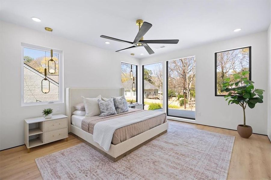 Furnished interior view inside a new home in , Atlanta (Image 14).