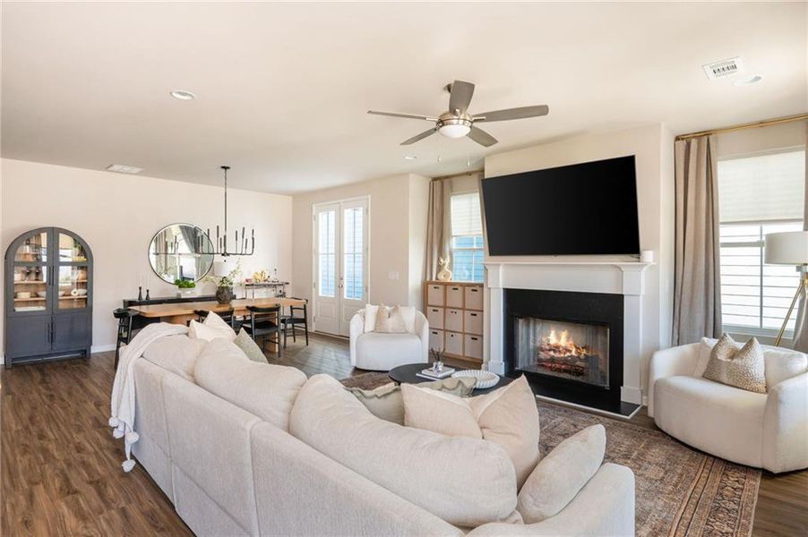 Furnished interior view inside a new home in Harmony, Auburn (Image 45).