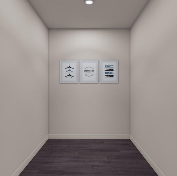 Representative unfurnished interior of a home built from the Harrison by National HomeCorp in Splawn Ranch, Killeen (Image 40).