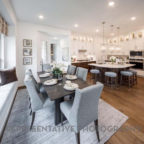 Furnished interior view inside a new home in , Cypress (Image 15).