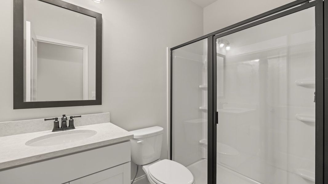 Representative furnished interior of a home built from the Bellview by D.R. Horton in Thalley Creek Estates, Cumming (Image 9).