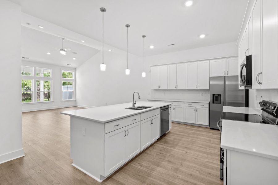 Furnished interior view inside a new home in Long Bay Golf Club, Longs (Image 6).